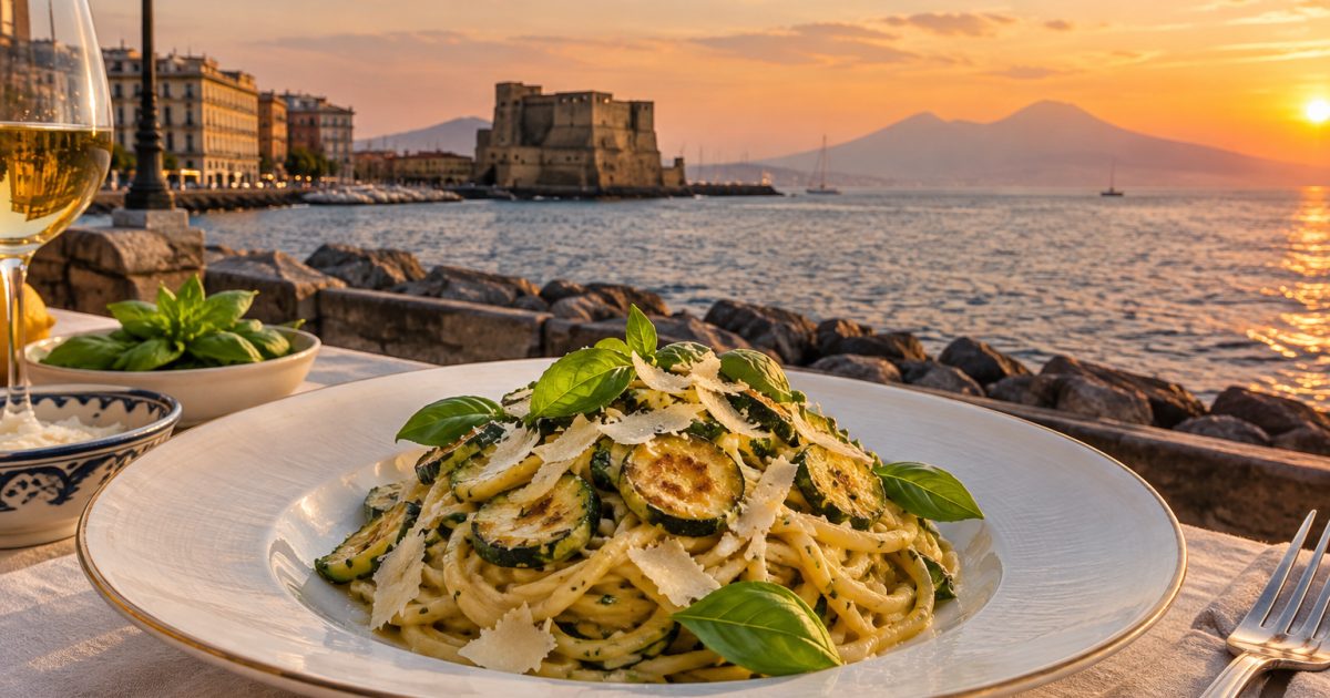 Napoli e Nerano dialogano sul Golfo: la pasta Nerano racconta orti, formaggio e mare sul lungomare